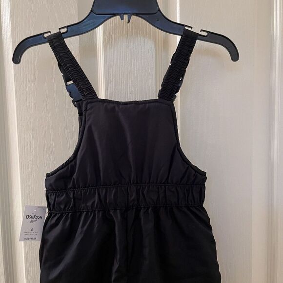 OshKosh B'gosh Black Perfect Snow Bib Overalls Snowsuit Boys Size 4 NWT - Picture 10 of 12